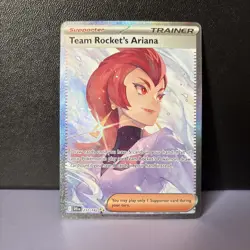 Pokemon TCG - Team Rockets Ariana 237/182 SIR Full Art Secret SV Destined Rivals - Image 1