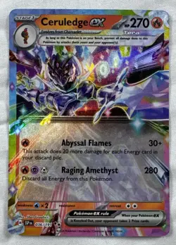 Ceruledge ex 36/191: Surging Sparks Pokemon TCG NM Double Rare - Image 1