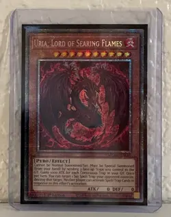 Yu-Gi-Oh! : MZMU-EN000 Uria, Lord of Searing Flames (Starlight Rare) - NM 1st Ed - Image 1