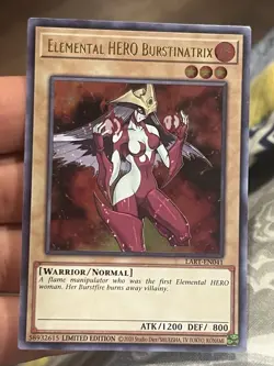 Elemental Hero Burstinatrix LART Ultra Rare NM Yugioh - Image 1