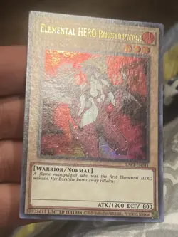 Elemental Hero Burstinatrix LART Ultra Rare NM Yugioh - Image 2