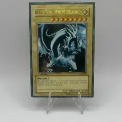 Konami Yu-Gi-Oh! Blue-Eyes White Dragon Legend of Blue Eyes LOB-001 1st Ed Ultr… - Image 1