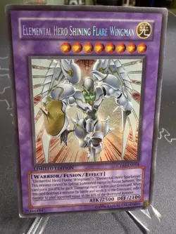 YUGIOH ELEMENTAL HERO SHINING FLARE WINGMAN CT03-EN004 SECRET (HP) - Image 1