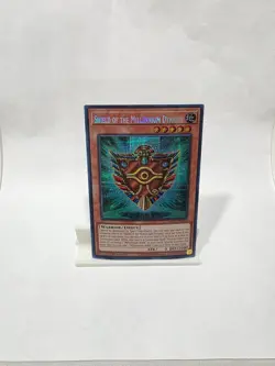 Yugioh Shield of the Millennium Dynasty MP25-EN078 Prismatic Secret Rare NM - Image 1