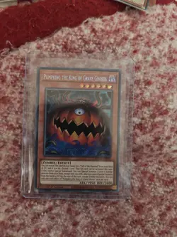 MZMU-EN001 Pumpking the King of Ghosts Secret Rare 1st Edition YuGiOh - Image 1