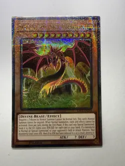 Yugioh - Slifer the Sky Dragon (Alt Art) - Quarter Century Secret - RA03-EN244 - Image 1