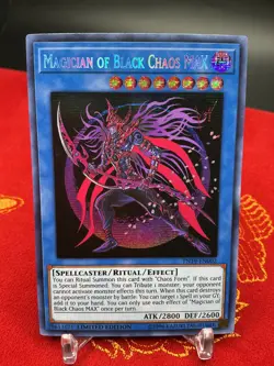 Magician of Black Chaos MAX TN19-EN002 Yugioh 2019 Gold Sarcophagus Tin LP - Image 1