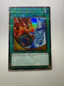 Yugioh - Polymerization (Hero Art) - Quarter Century Secret - 1st RA03-EN051 NM - Image 1