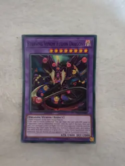 Yu-Gi-Oh Starving Venom Fusion Dragon 1st Edition Super Rare FIGA-EN060 - Image 1