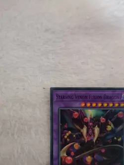 Yu-Gi-Oh Starving Venom Fusion Dragon 1st Edition Super Rare FIGA-EN060 - Image 2