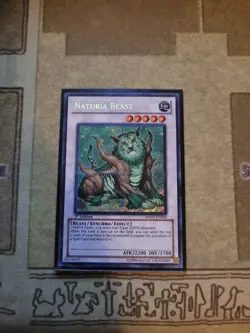 YUGIOH TCG NATURIA BEAST HA02-EN026 SECRET 1ST EDITION NM - Image 1