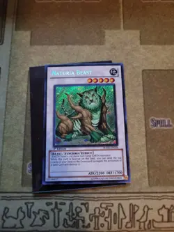 YUGIOH TCG NATURIA BEAST HA02-EN026 SECRET 1ST EDITION NM - Image 2