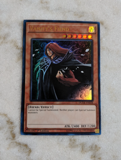 Yugioh Vanity's Fiend DUDE-EN034 Ultra Rare 1st Edition NM/LP - Image 1