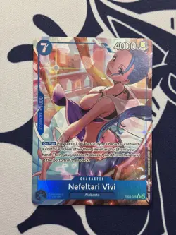 Nefeltari Vivi EB04-025 SR Alternate Art - One Piece TCG -Azure Sea's Seven - NM - Image 1