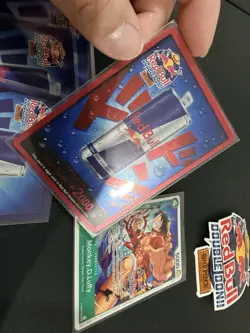 One Piece Red Bull Double DON 2k Single Card Promo Foil Tournament Exclusive - Image 1