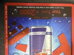 One Piece Red Bull Double DON 2k Single Card Promo Foil Tournament Exclusive - Image 2