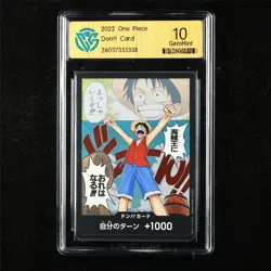 CCG 10 GemMint 2022 One Piece JPN Don!! Card Monkey D. Luffy - Image 1