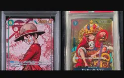 Two(2) One Piece Japanese Monkey D Luffy Cards - Both Graded PSA 10 - Image 1