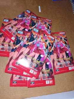 One Piece Sealed Sleeved Lot Of 160(EB03 & OP14) - Image 3
