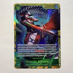 One Piece TCG The Azure Sea’s Seven Dracule Mihawk OP14-119 SEC English NM - Image 1