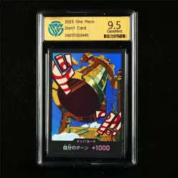 CCG 9.5 GemMint 2025 One Piece JPN Don!! Card - Image 1