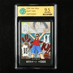CCG 9.5 GemMint 2022 One Piece JPN Don!! Card Monkey D. Luffy - Image 1