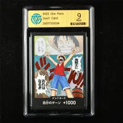CCG 9 Mint 2022 One Piece JPN Don!! Card Monkey D. Luffy - Image 1