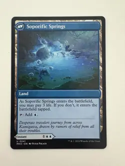 Sink into Stupor / Soporific Springs MTG Magic the Gathering Card NM Mint MH3 - Image 2