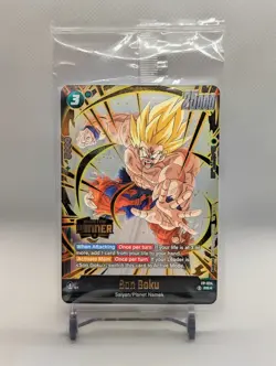Son Goku - FP-034 (Release Event Winner) - Fusion World Promotion Card Sealed! - Image 1