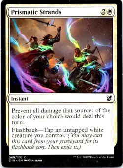 MTG Prismatic Strands Commander 2019 Regular Magic The Gathering - Image 1