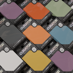 Curator® STD MATTE TCG SLEEVES : Sienna RED : MTG, Pokemon, One Piece - Image 3
