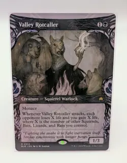 Valley Rotcaller - Magic The Gathering, Showcase, NM, BLB-313 - Image 1