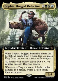 1 x Sophia, Dogged Detective - Extended Art - Commander: Murders at Karlov Manor - Image 1