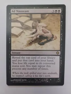 Magic The Gathering Shards of Alara #63 Ad Nauseam Rare MTG TCG CCG - Image 1