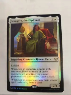 Mangara, the Diplomat Commander Masters Foil - Image 1