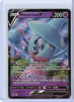Hatterene V SWSH055 Full Art | 2020 SWSH Black Star Promo | Pokemon TCG - Image 1