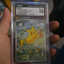 Pokemon TCG Pikachu 088 Sv: Scarlet & Violet Promo Holo CGC 10 70 HP - Image 1