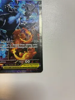 Pokemon Mega Charizard X EX PFL 125/094 Rare Mega Evolution Holo Stage 2 Card - Image 5