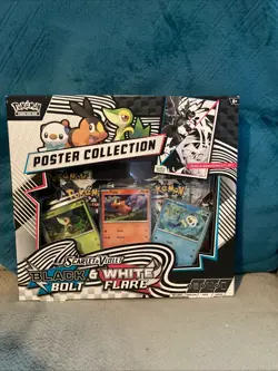 Pokemon TCG Black Bolt & White Flare Unova Poster Collection Sealed - Image 1