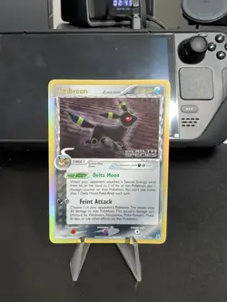 Pokemon Umbreon EX 17/113 EX Delta Species Rare Reverse Holo 2005 Pokemon TCG LP - Image 1