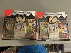 Pokemon TCG: 2 Blister Packs; Obsidian Flames & Twilight Masquerade With Promo - Image 1
