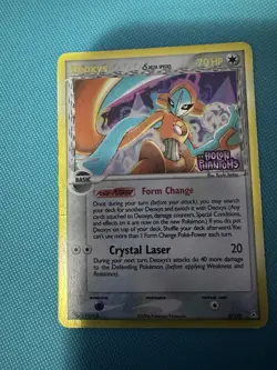 Pokemon Deoxys EX Delta Species Rare 5/110 Holon Phantoms Trading Card 2006 - Image 1