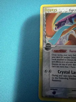 Pokemon Deoxys EX Delta Species Rare 5/110 Holon Phantoms Trading Card 2006 - Image 2