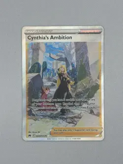 Pokemon TCG Crown Zenith: Galarian Gallery Cynthia's AMbition GG60/G - Image 1
