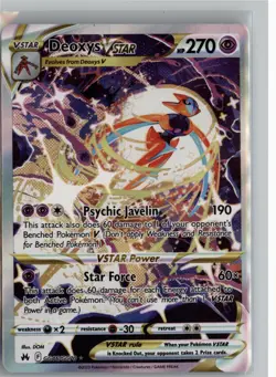 DEOXYS VSTAR GG46/GG70 HOLO RARE VSTAR CROWN ZENITH GALARIAN GALLERY POKEMON NM - Image 1