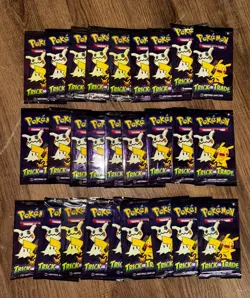 Pokemon Trick or Trade Booster Pack of 3 Halloween Cards LOT OF 27 SEALED PACKS - Image 1