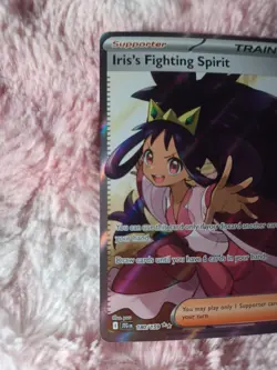 Iris's Fighting Spirit 180/159 SV09 Journey Together Ultra Rare Card Pokemon TCG - Image 2