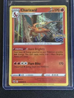 Pokemon Go TCG Charizard Holo 10/78 NM Pack Fresh Card English ch3 - Image 1