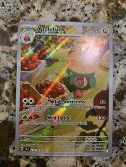 Pokemon TCG Appletun Holo Card 211/191 Sv08: Surging Sparks Illustration Rare - Image 1