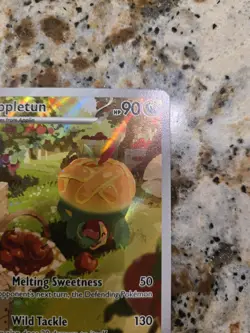 Pokemon TCG Appletun Holo Card 211/191 Sv08: Surging Sparks Illustration Rare - Image 4